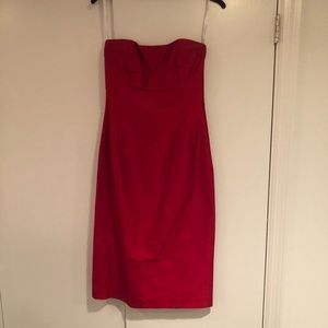 red dress
